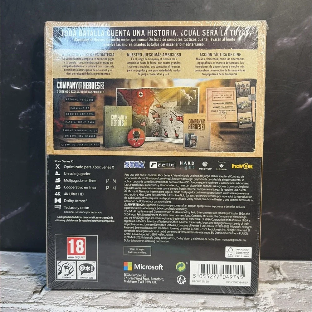 Company of Heroes 3: Console Launch Edition - Xbox Series X|S. Steelbook. NEW!!
